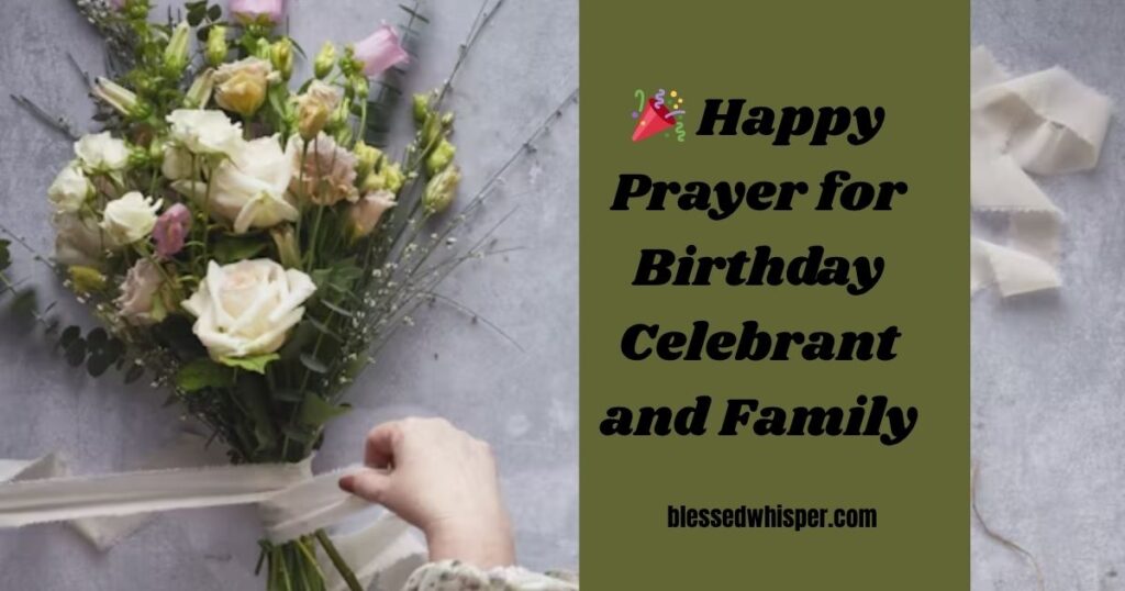 prayer for birthday celebrant