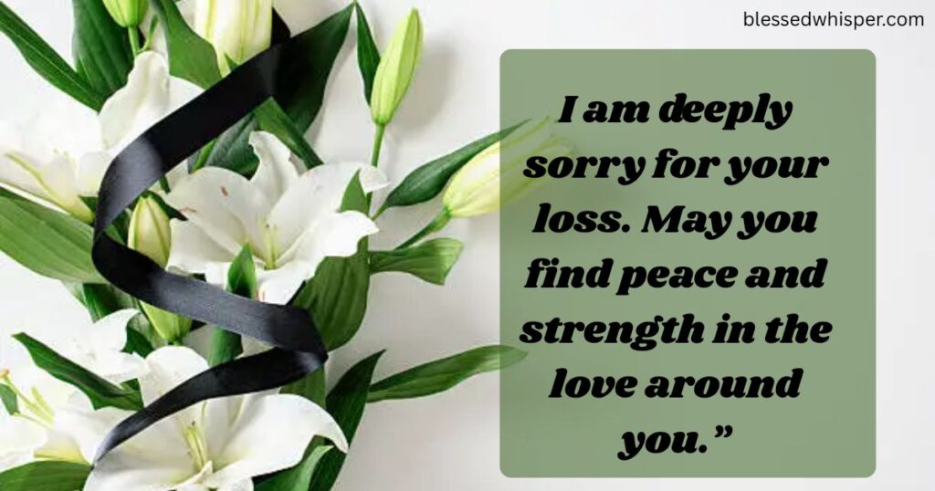 sympathy messages when someone dies