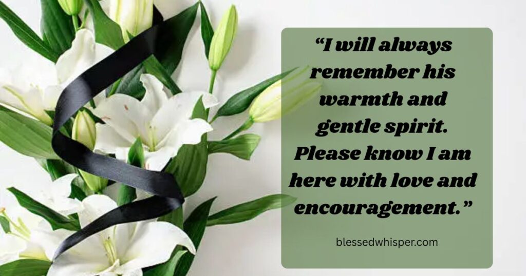 sympathy messages when someone dies