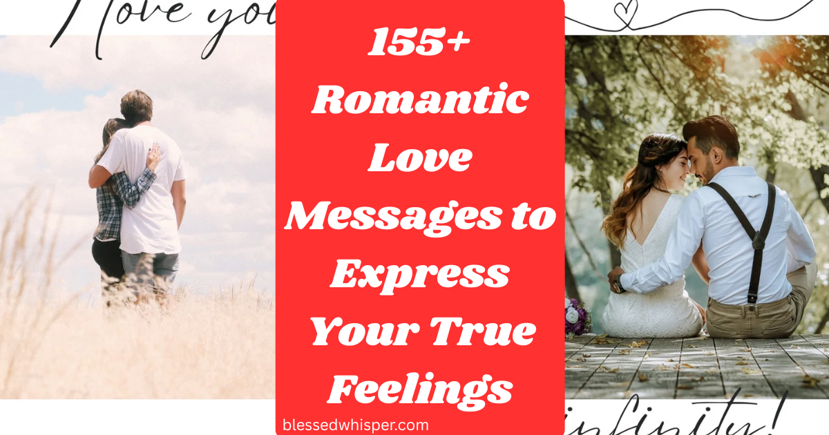 romantic love messages to tell them how you feel
