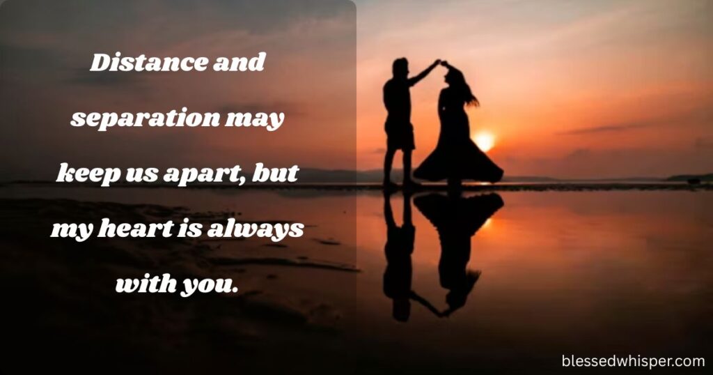 I miss you message to make her smile