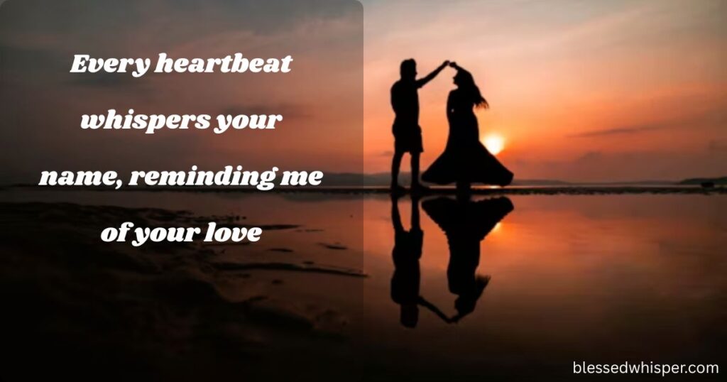 I miss you message to make her smile