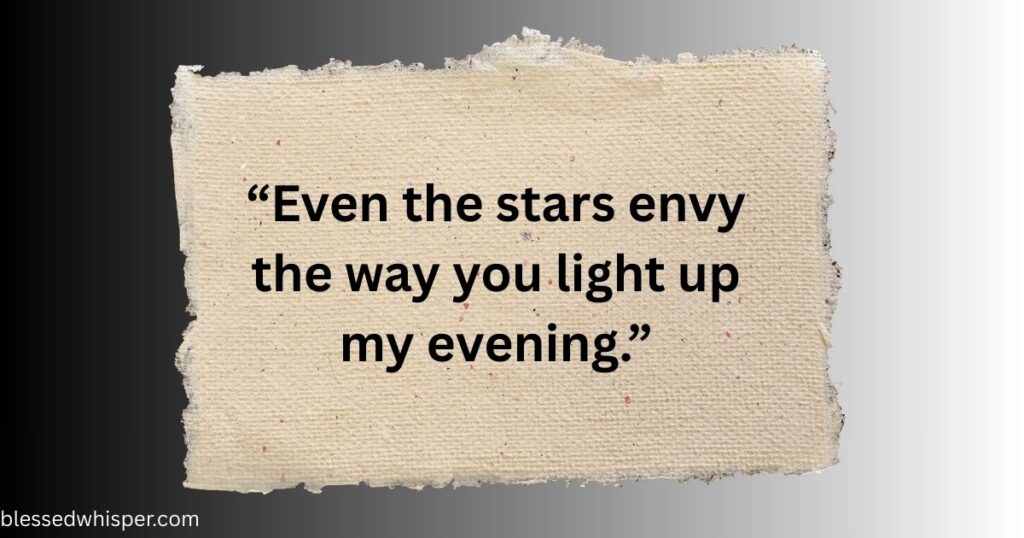 good evening message for love