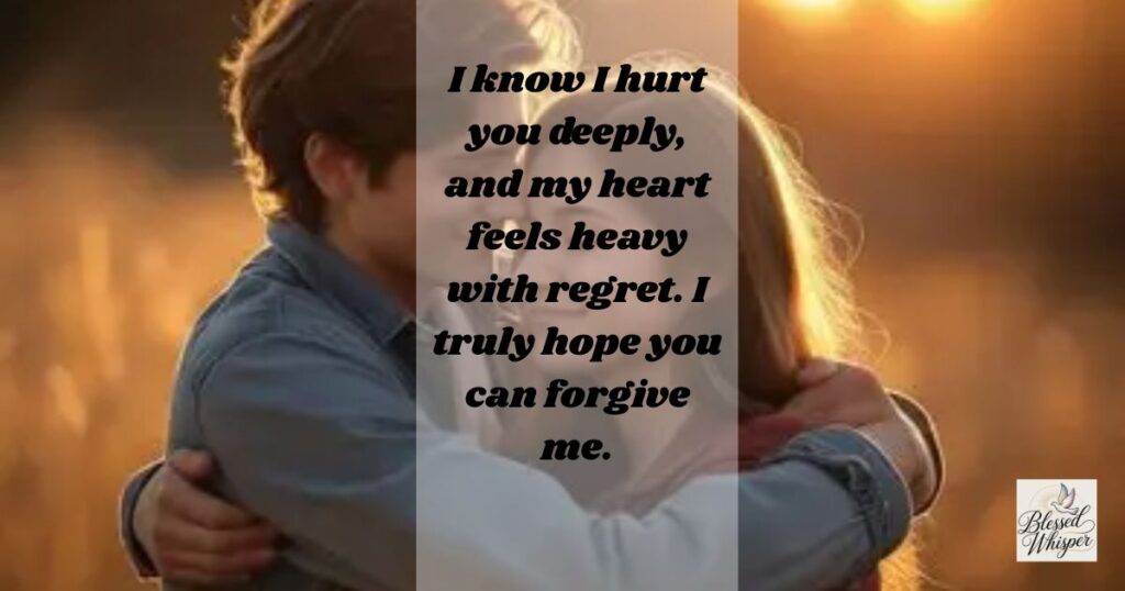 emotional sorry messages for husband to rebuild love