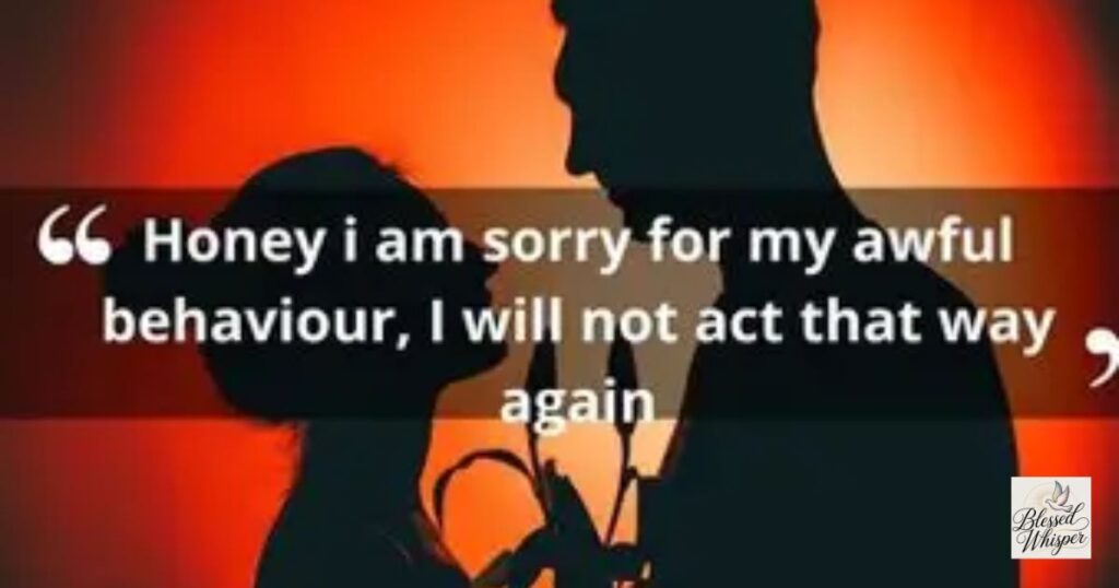 romantic apology message for him after hurting him