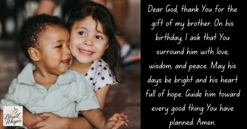 birthday prayer for my brother