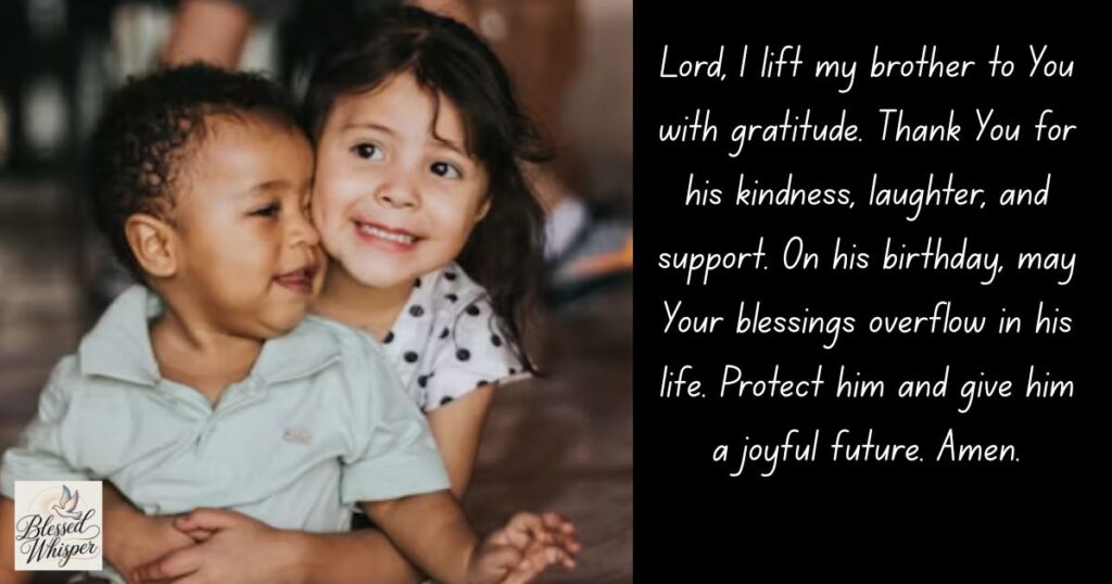 Short Birthday Prayers for My Brother