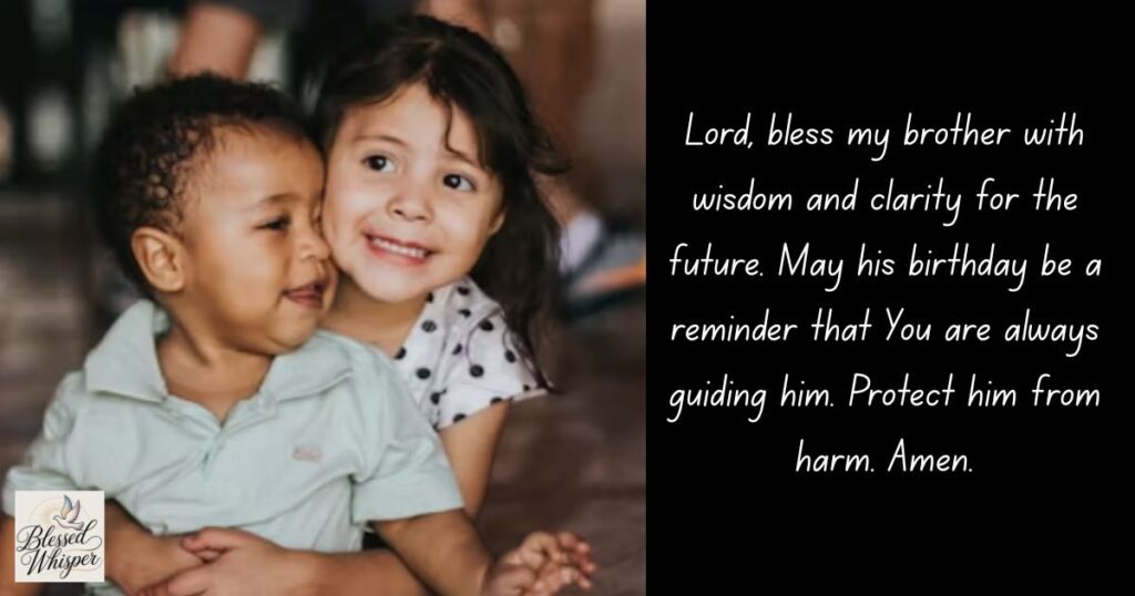 short birthday prayer for my brother