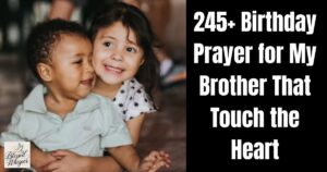birthday prayer for my brother