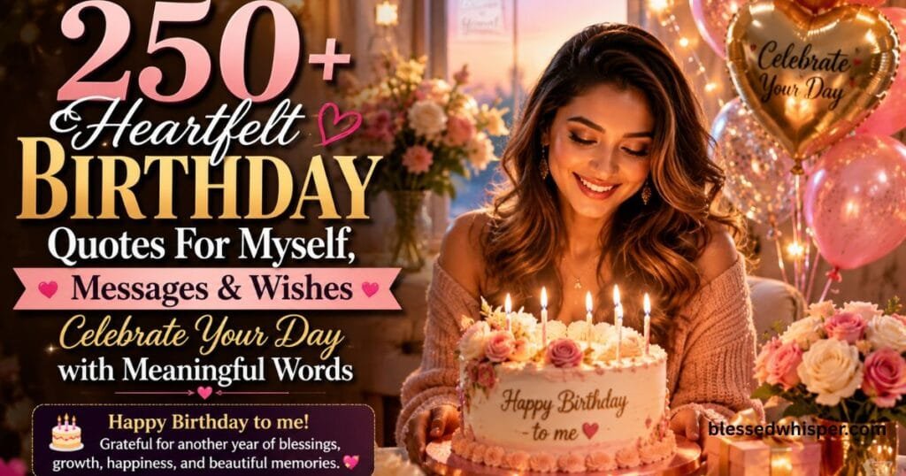 birthday quotes and messages for my self