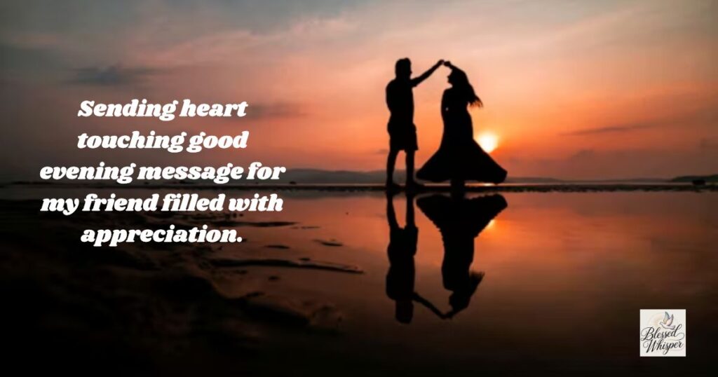 evening wishes to brighten her day