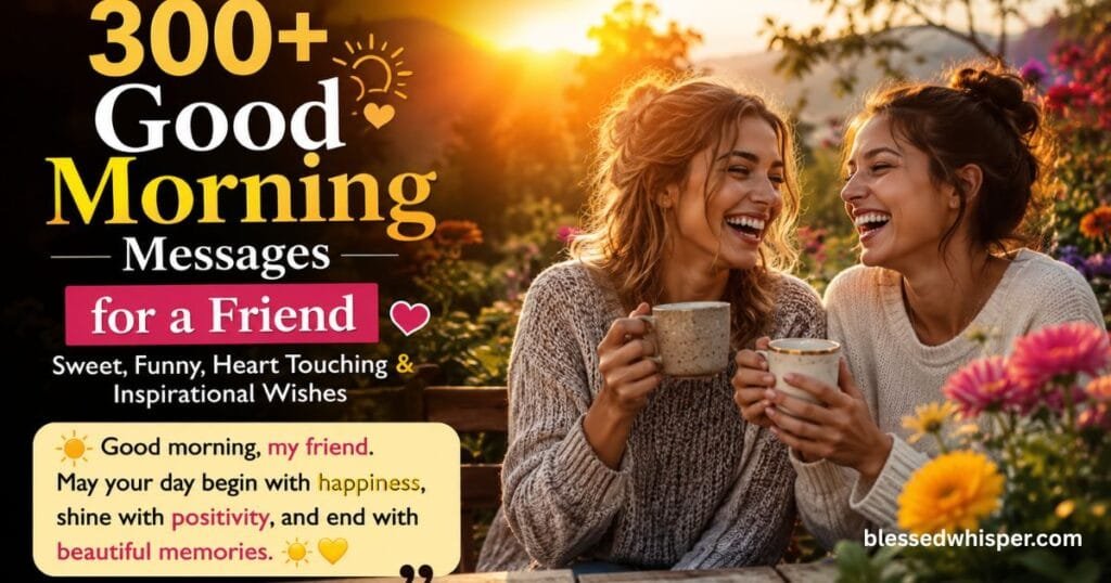Good Morning Messages for a Friend