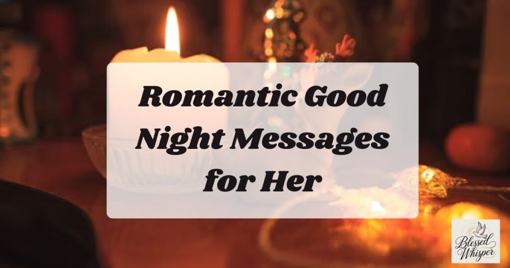 good night messages for her