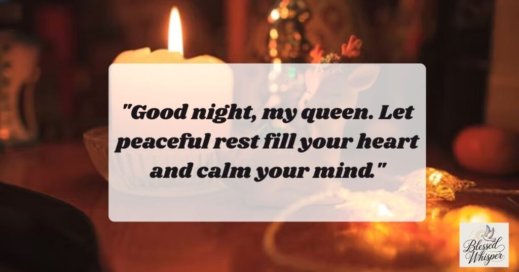 good night messages for her
