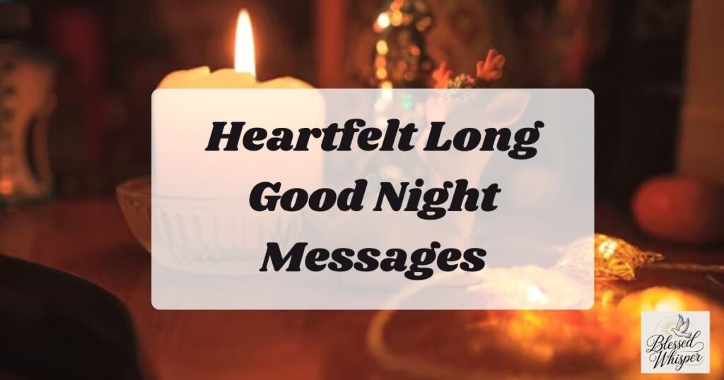 good night messages for her