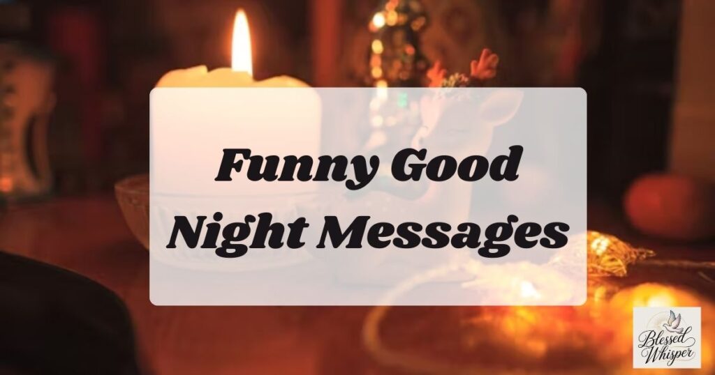 good night messages for her