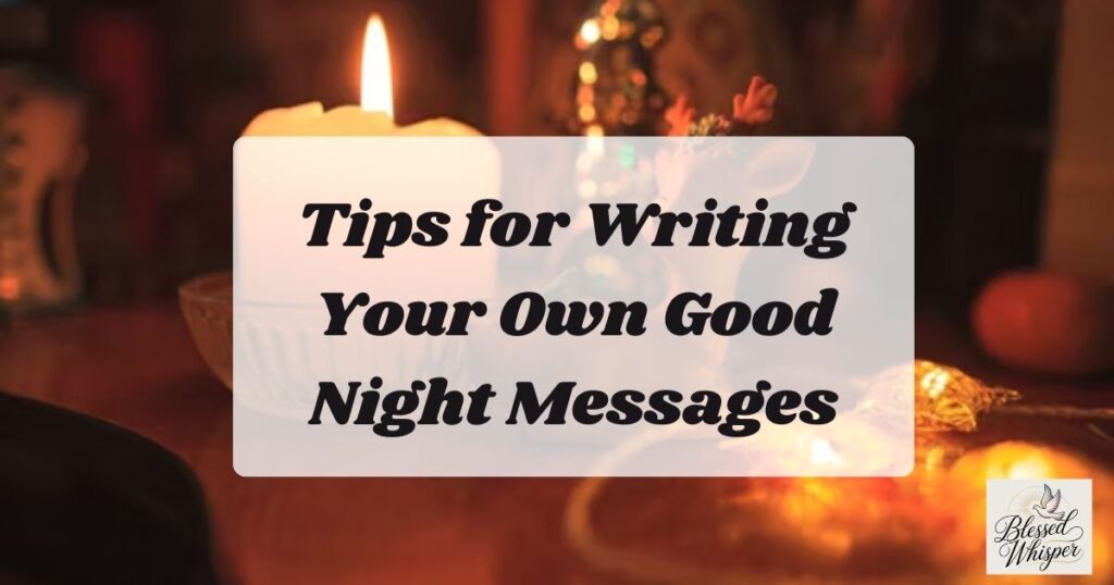 good night messages for her