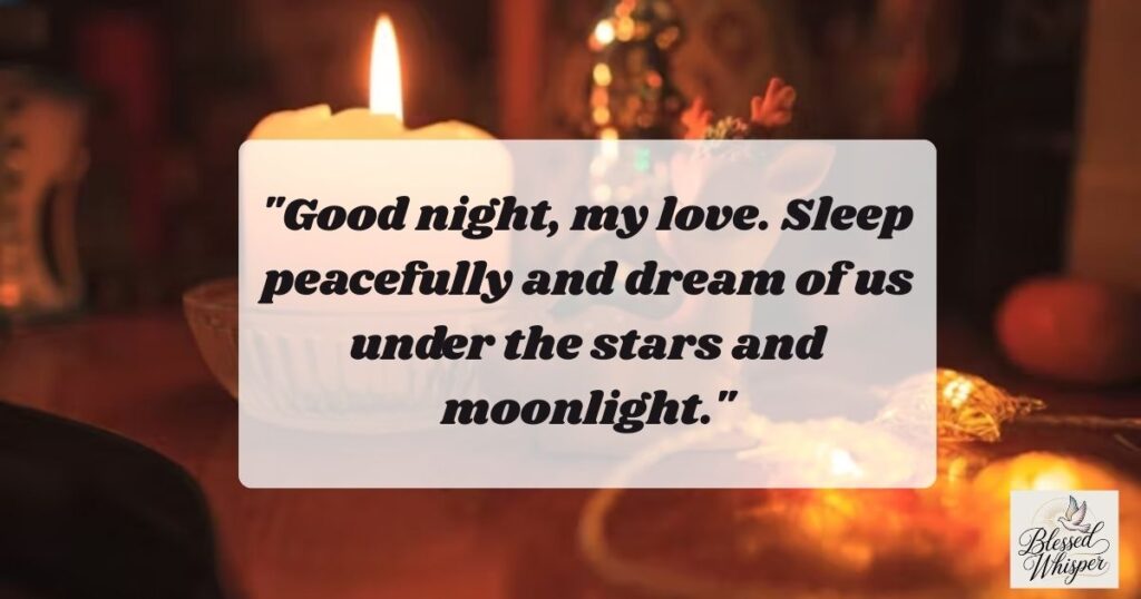 good night messages for her