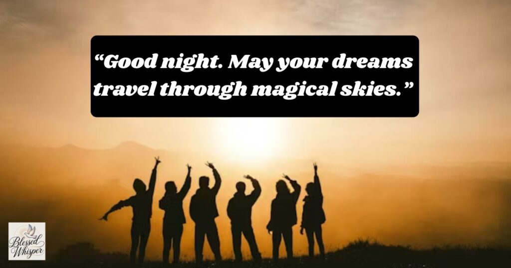 good night messages for various friends