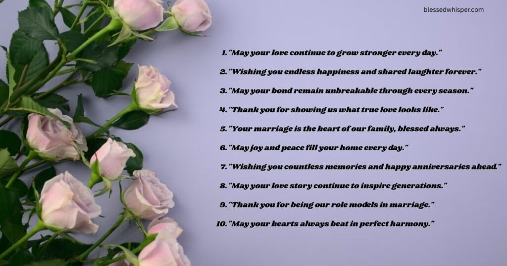 heart touching anniversary wishes for parents