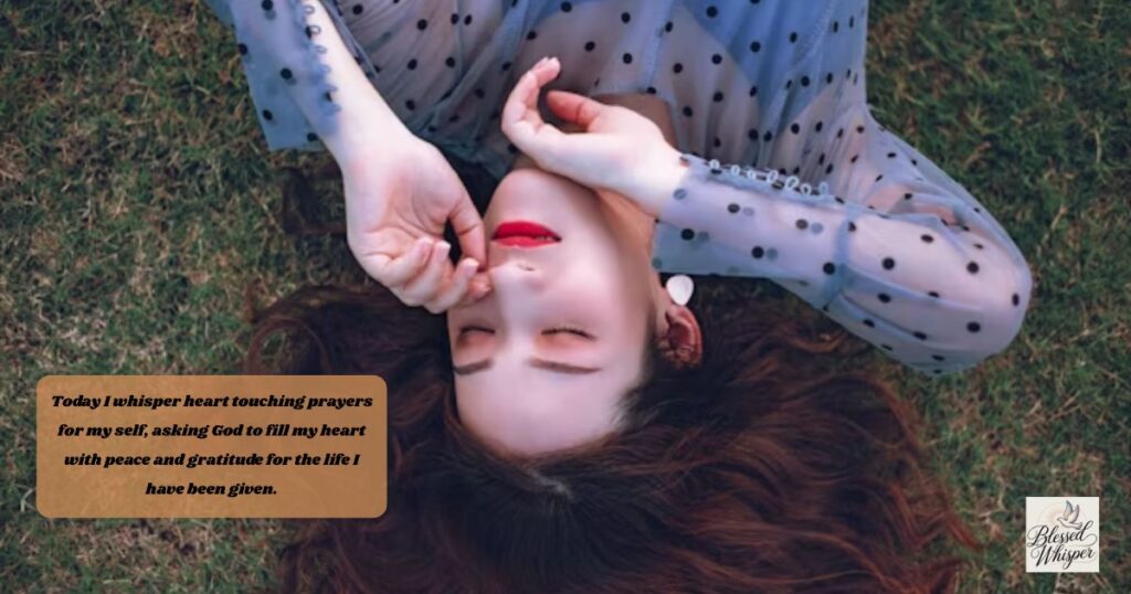 heart touching prayers for my self