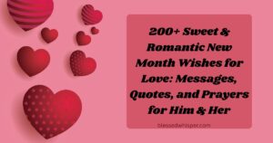new month wishes for love