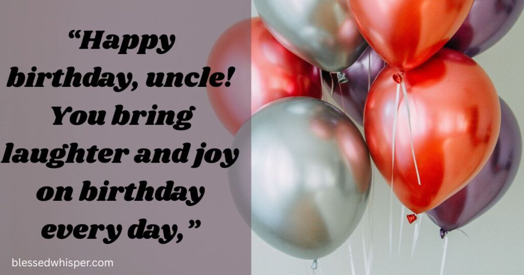 Happy birthday wishes for uncle