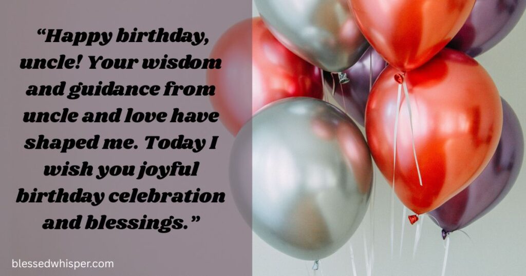Happy birthday wishes for uncle