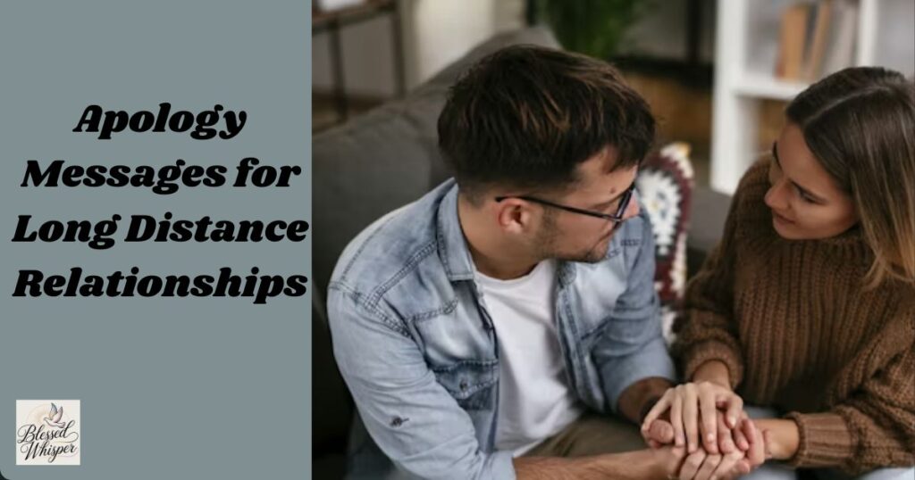 romantic apology message to my love