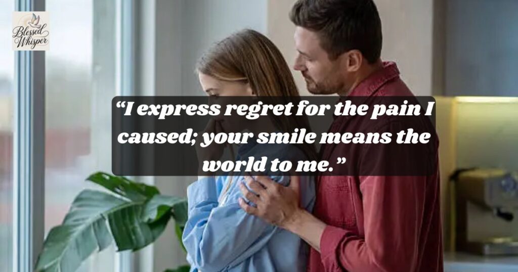 romantic apology messages for love
