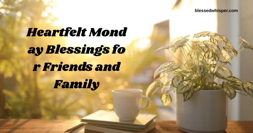 Heartfelt Monday Blessings for Friends and Family