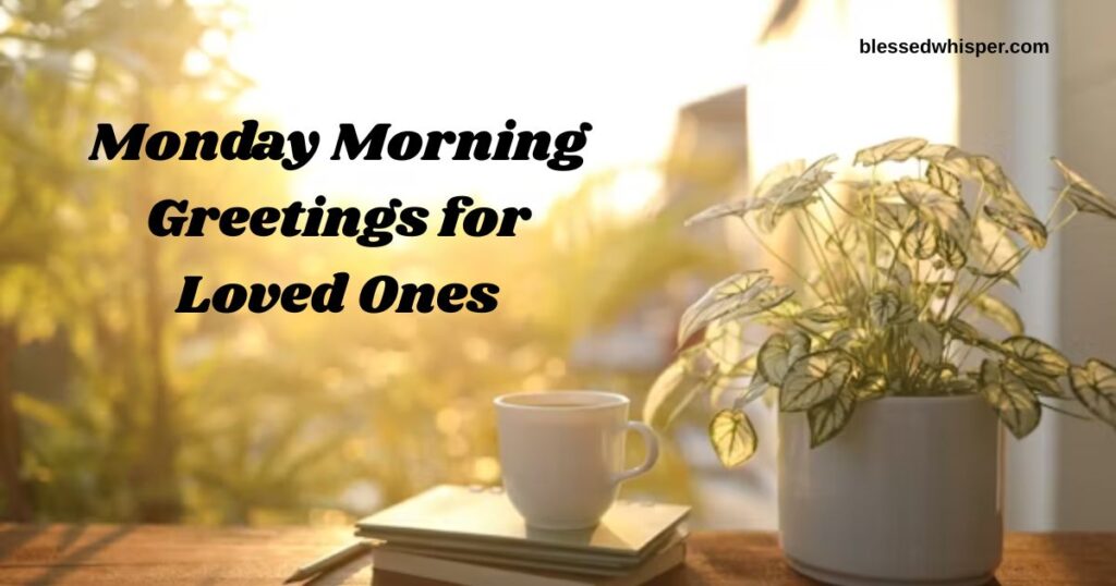 Monday Morning Greetings for Loved Ones