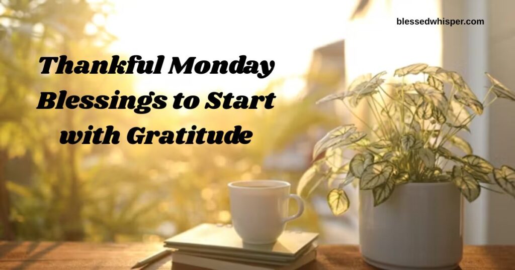 Thankful Monday Blessings to Start with Gratitude