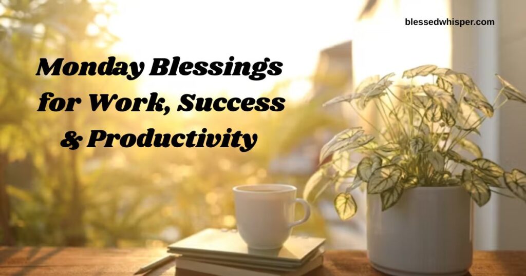 Monday Blessings for Work, Success & Productivity