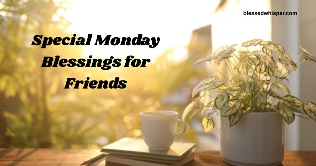 Special Monday Blessings for Friends