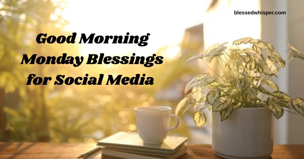Good Morning Monday Blessings for Social Media (Captions & Status)