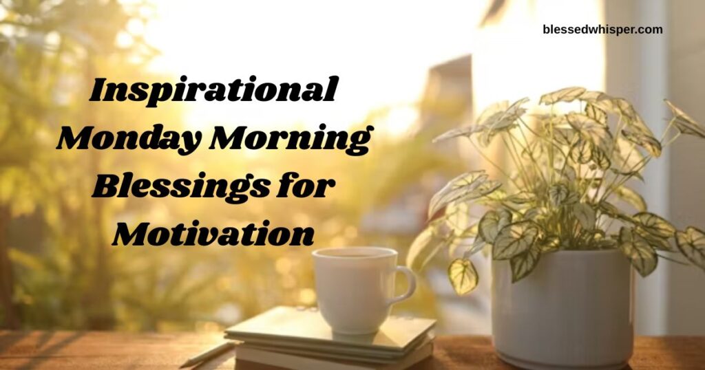 Inspirational Monday Morning Blessings for Motivation