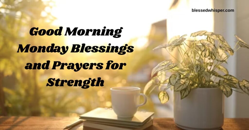 Good Morning Monday Blessings and Prayers for Strength