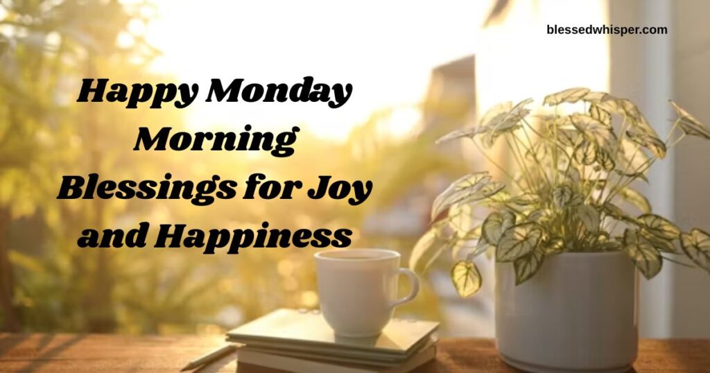 Happy Monday Morning Blessings for Joy and Happiness