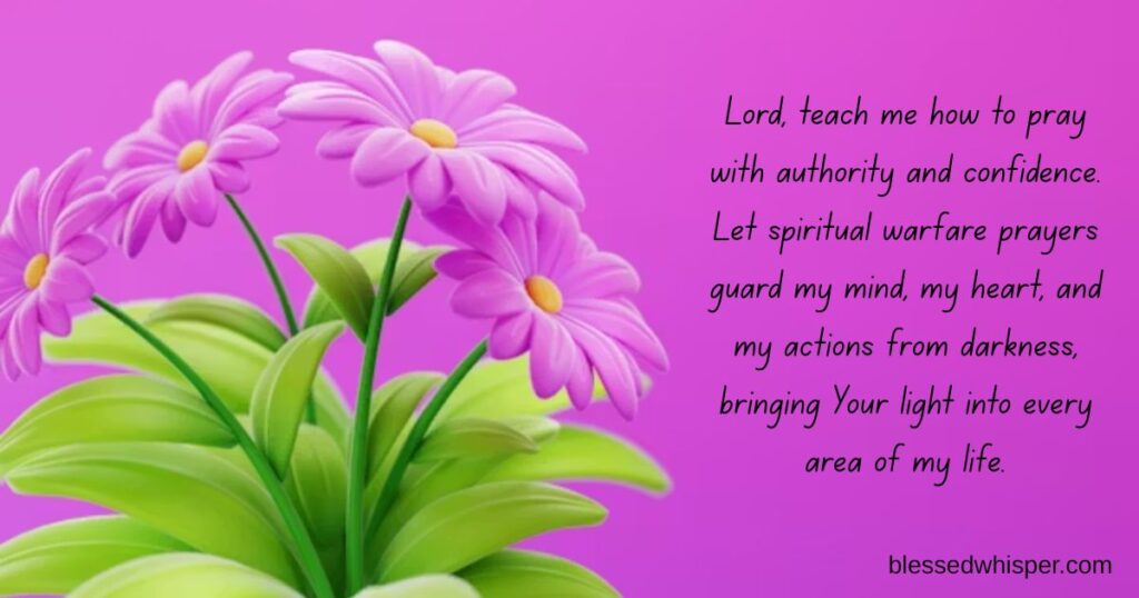 spiritual warfare prayers pdf