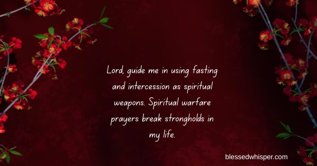 20 spiritual warfare prayers