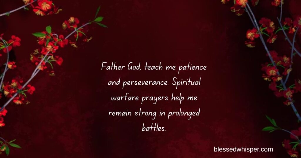 spiritual warfare prayers for healing