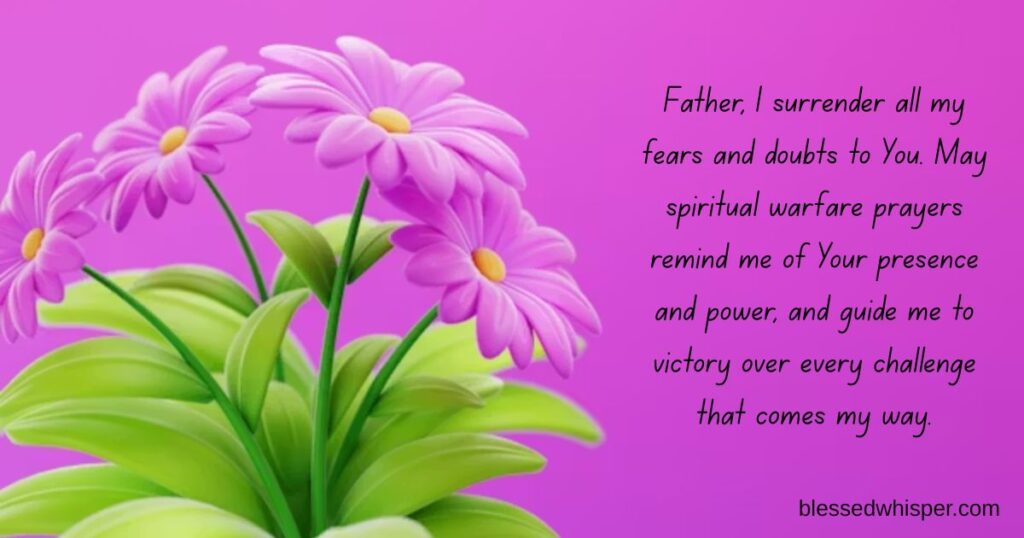 spiritual warfare prayers