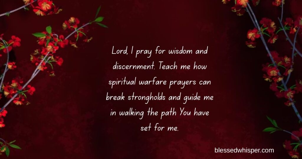 warfare prayers and declarations