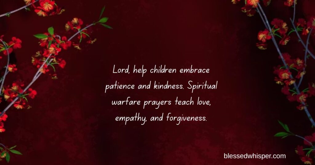 deep spiritual warfare prayers