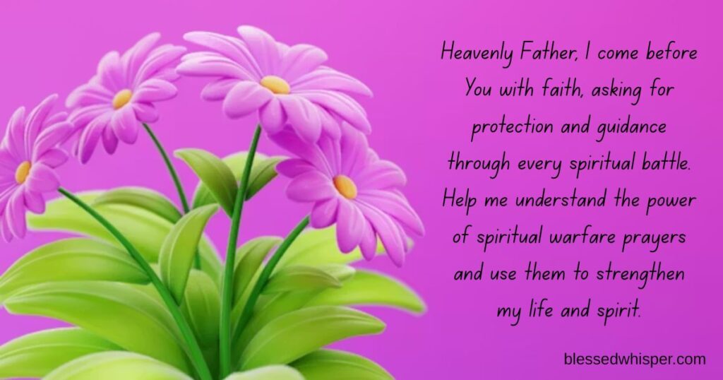 Spiritual warfare prayers