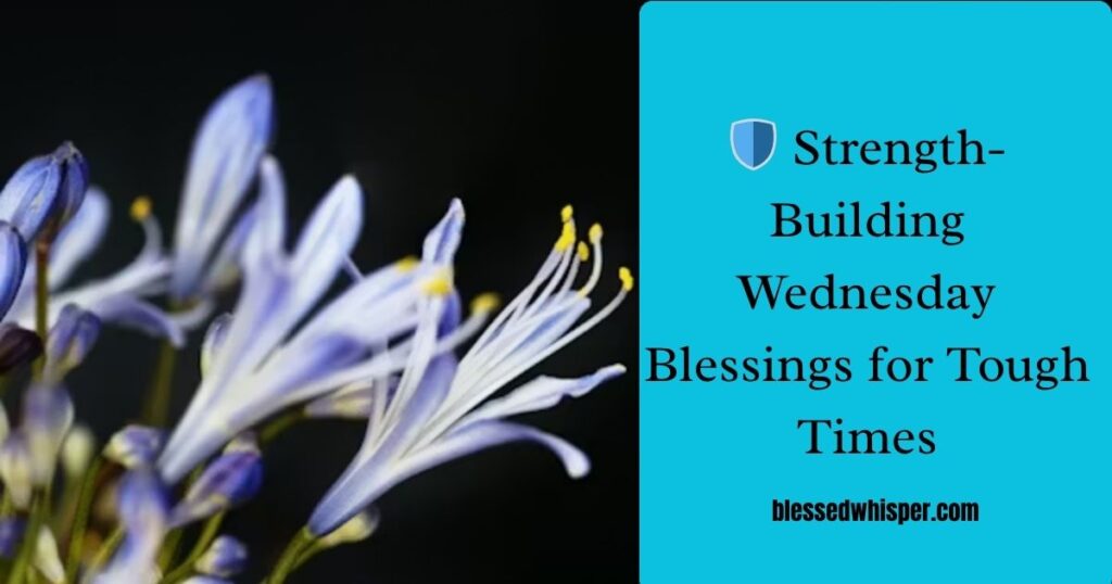🛡️ Strength-Building Wednesday Blessings for Tough Times