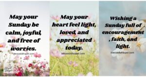 happy sunday blessings