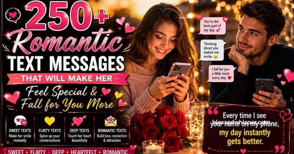 Romantic Text Messages That Will Make Her Want You Badly