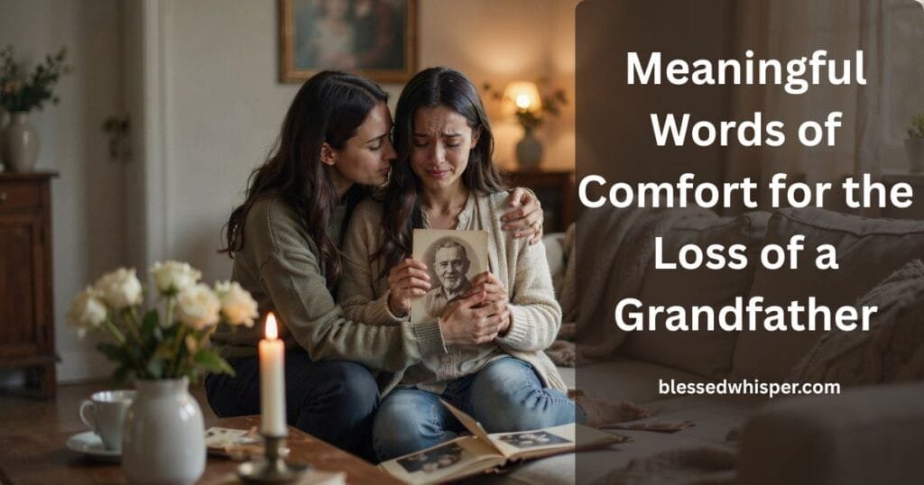 How to Comfort Someone When Their Grandpa Dies